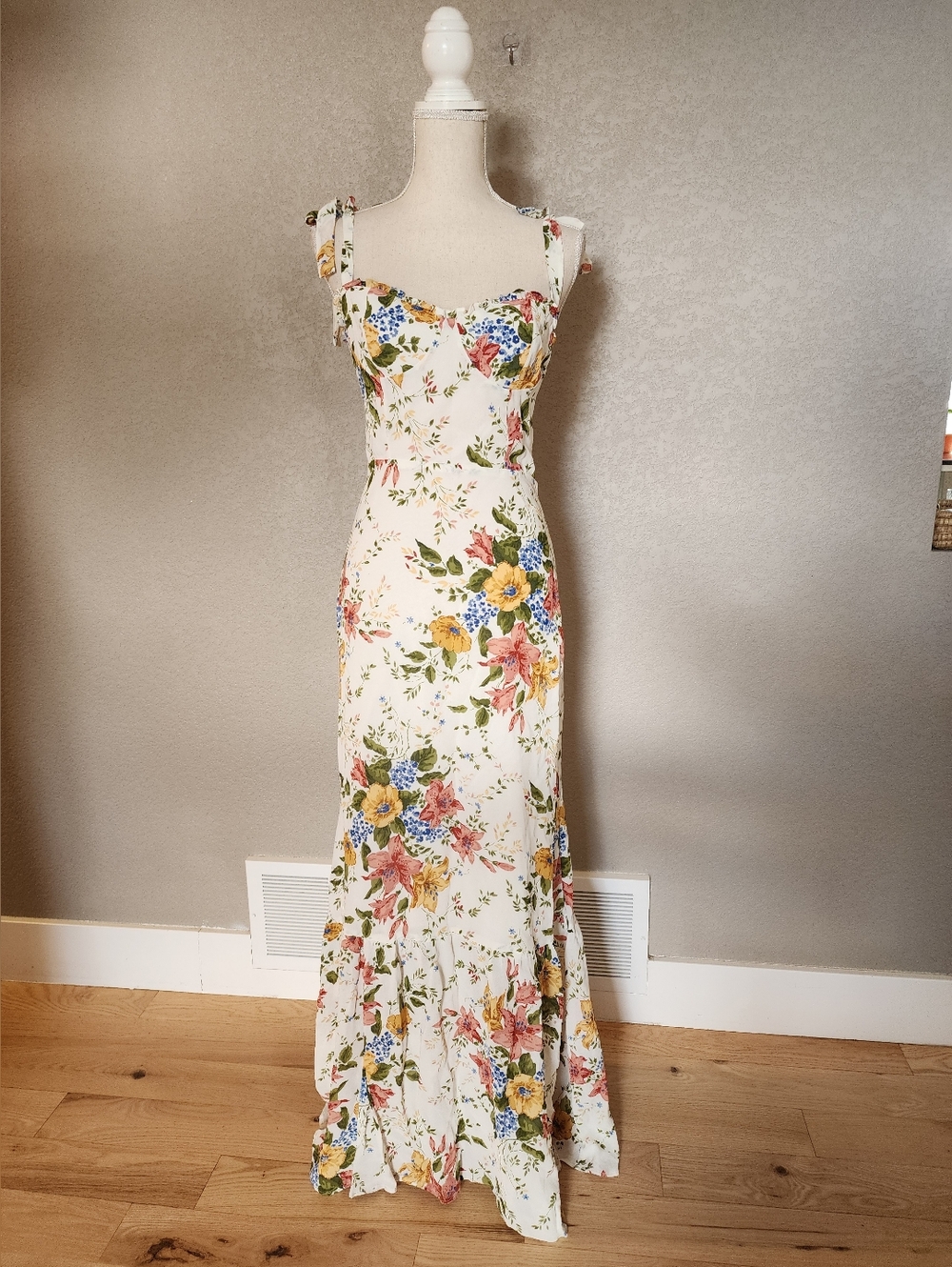 Reformation Jasen Marie Antoinette Floral Maxo Dress SIZE 4